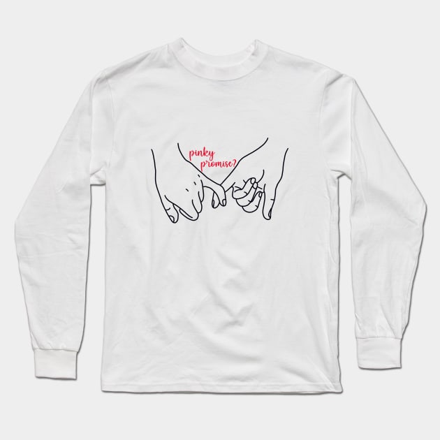 Pinky Promise? Long Sleeve T-Shirt by maddie55meadows